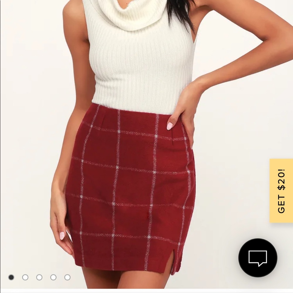 Lulus mini pencil skirt